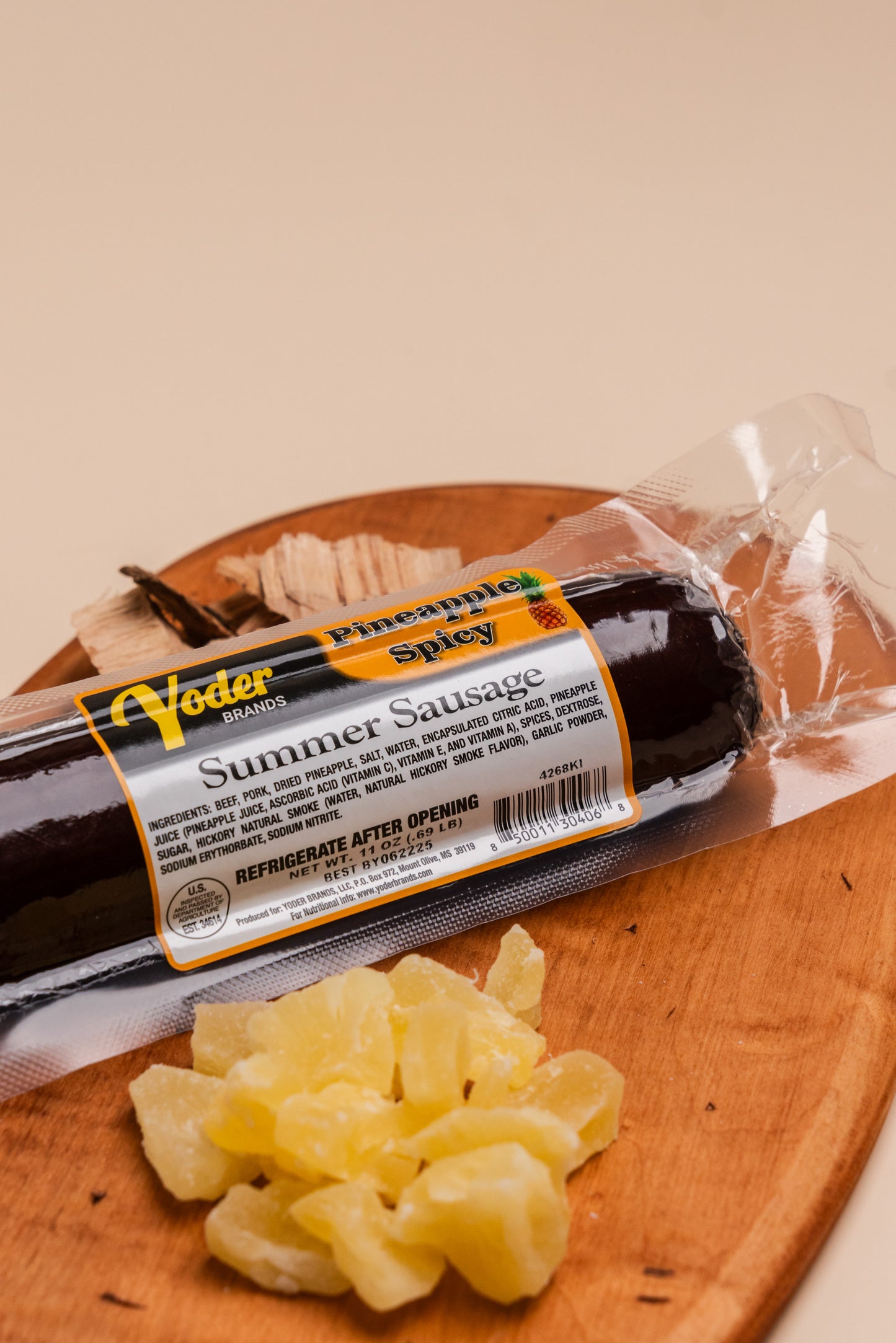 11 oz SPICY PINEAPPLE SUMMER SAUSAGE