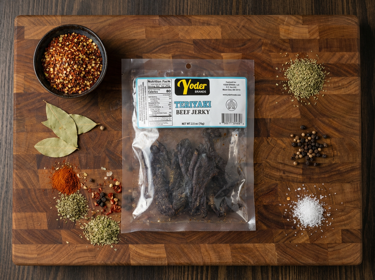 Yoder's Teriyaki Beef Jerky – YODER BRANDS