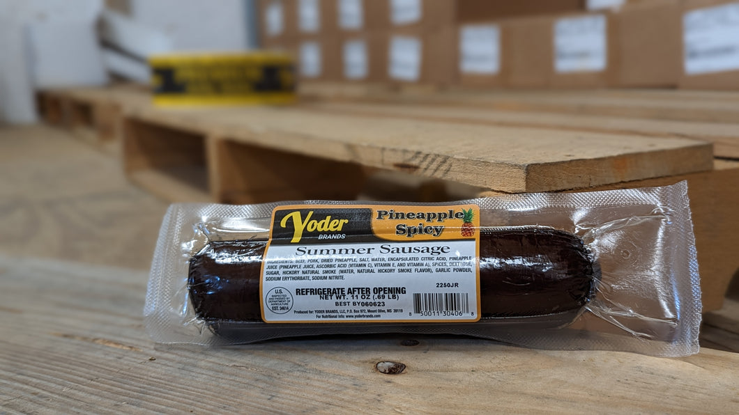 11 oz SPICY PINEAPPLE SUMMER SAUSAGE